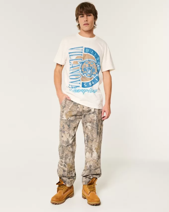 Relaxed Villanova Wildcats Graphic Tee,Relaxed Villanova Wildcats Graphic Tee