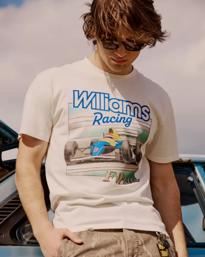 Relaxed Williams Racing Graphic Tee,Relaxed Williams Racing Graphic Tee