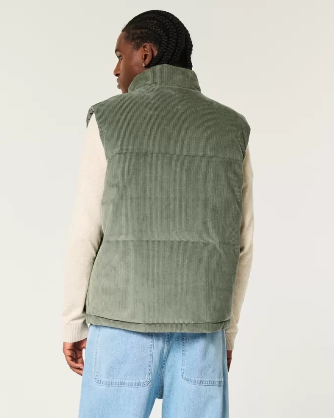 Reversible Corduroy Puffer Vest,Reversible Corduroy Puffer Vest Reversible Corduroy Puffer Vest,Reversible Corduroy Puffer Vest