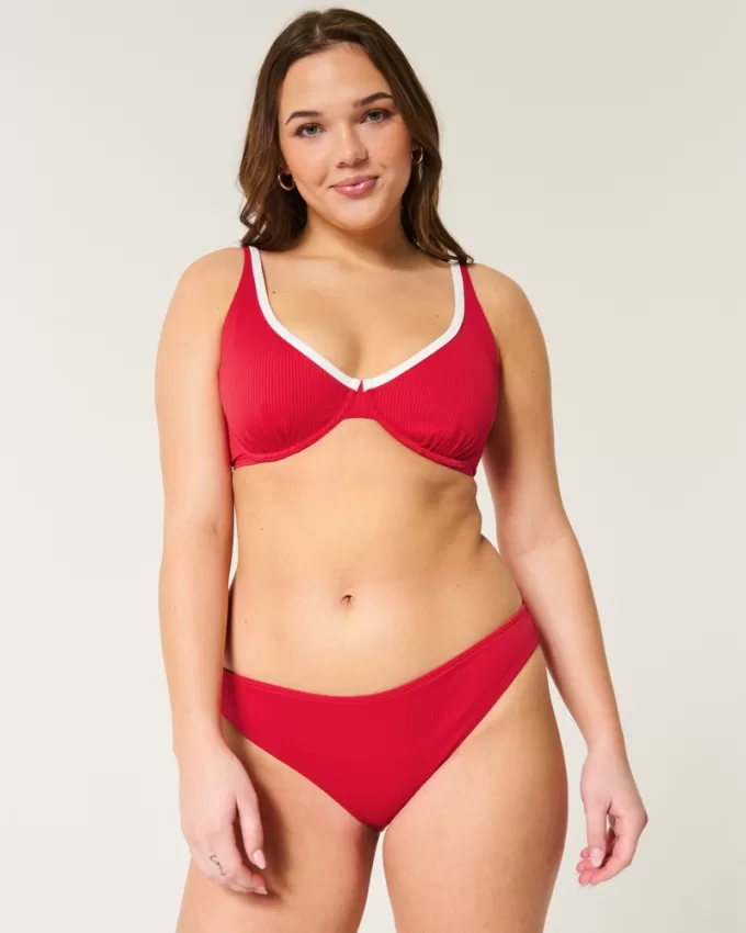 Ribbed Bikini Bottom,Ribbed Bikini Bottom