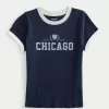 Ribbed Chicago Graphic Baby Tee,Ribbed Chicago Graphic Baby Tee