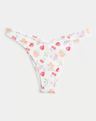 Ribbed High-Leg Cheekiest Bikini Bottom,Ribbed High-Leg Cheekiest Bikini Bottom