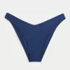Ribbed High-Leg Cheeky Bikini Bottom,Ribbed High-Leg Cheeky Bikini Bottom