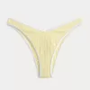 Ribbed High-Leg V-Waist Cheekiest Bikini Bottom,Ribbed High-Leg V-Waist Cheekiest Bikini Bottom