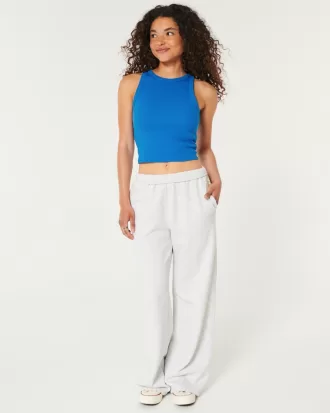 Ribbed High-Neck Tank,Ribbed High-Neck Tank