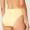 Ribbed High-Waist Bikini Bottom,Ribbed High-Waist Bikini Bottom