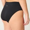 Ribbed High-Waist Bikini Bottom,Ribbed High-Waist Bikini Bottom
