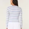 Ribbed Long-Sleeve Crew Top,Ribbed Long-Sleeve Crew Top