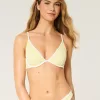 Ribbed Plunge Underwire Bikini Top,Ribbed Plunge Underwire Bikini Top
