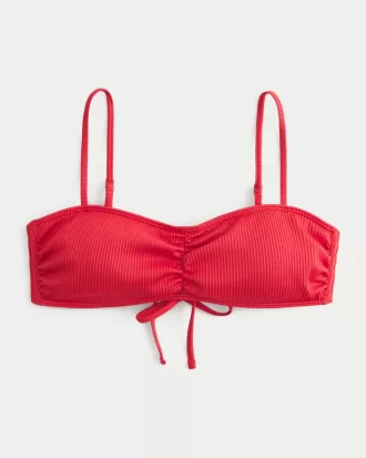 Ribbed Scoop Bikini Top,Ribbed Scoop Bikini Top