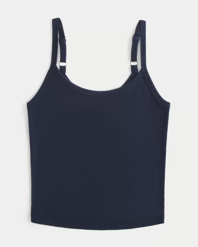 Ribbed Scoop Cami,Ribbed Scoop Cami