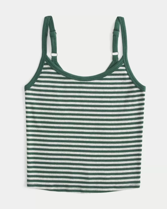 Ribbed Scoop Cami,Ribbed Scoop Cami