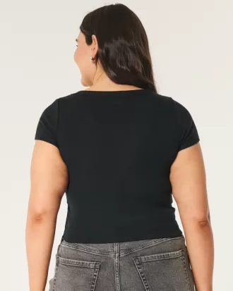 Ribbed Scoop Top,Ribbed Scoop Top