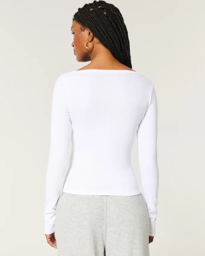 Ribbed Scoop Top,Ribbed Scoop Top