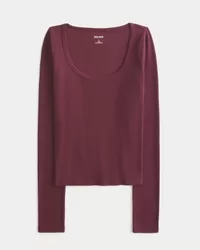 Ribbed Scoop Top,Ribbed Scoop Top