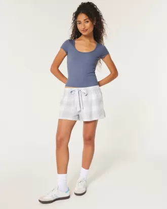 Ribbed Seamless Fabric Scoop Baby Tee,Ribbed Seamless Fabric Scoop Baby Tee