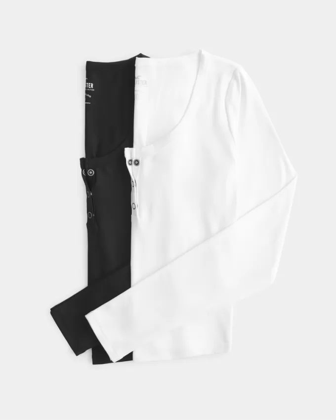 Seamless Fabric Henley 2-Pack,Seamless Fabric Henley 2-Pack Seamless Fabric Henley 2-Pack,Seamless Fabric Henley 2-Pack