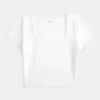 Seamless Fabric Square-Neck Baby Tee,Seamless Fabric Square-Neck Baby Tee