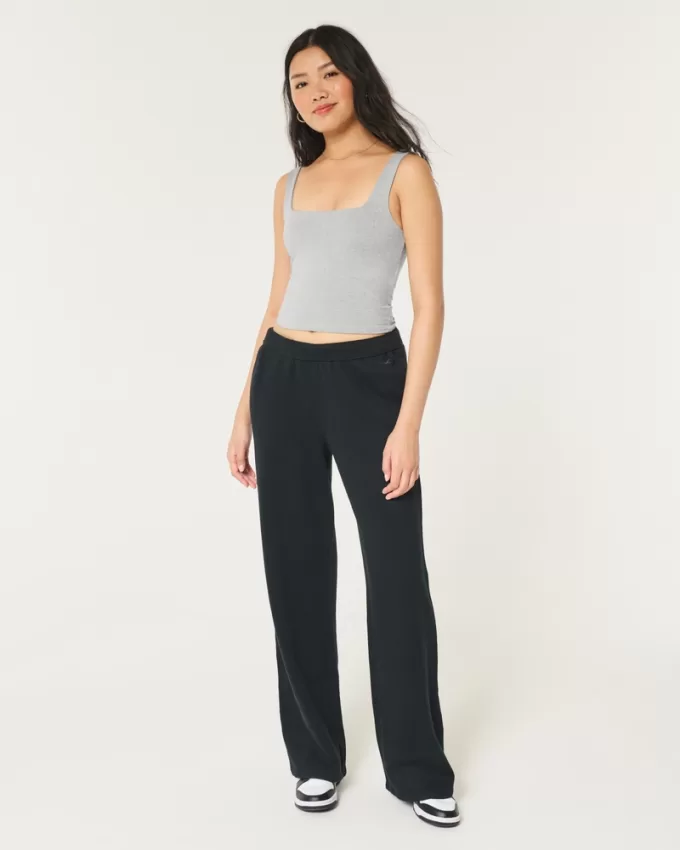 Seamless Fabric Square-Neck Tank,Seamless Fabric Square-Neck Tank