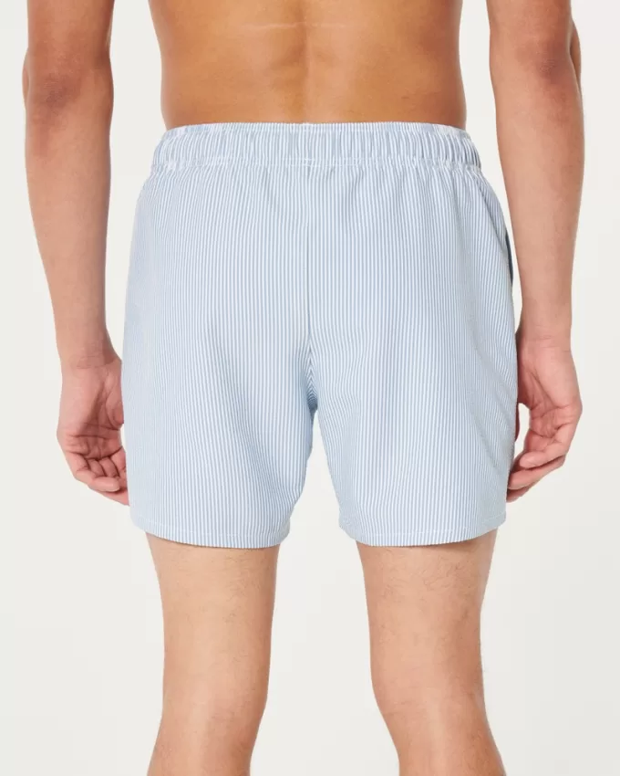 Seersucker Guard Swim Trunks 5″,Seersucker Guard Swim Trunks 5″