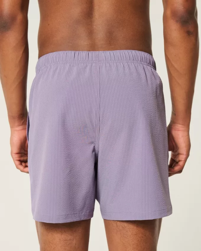 Seersucker Guard Swim Trunks 6″,Seersucker Guard Swim Trunks 6″