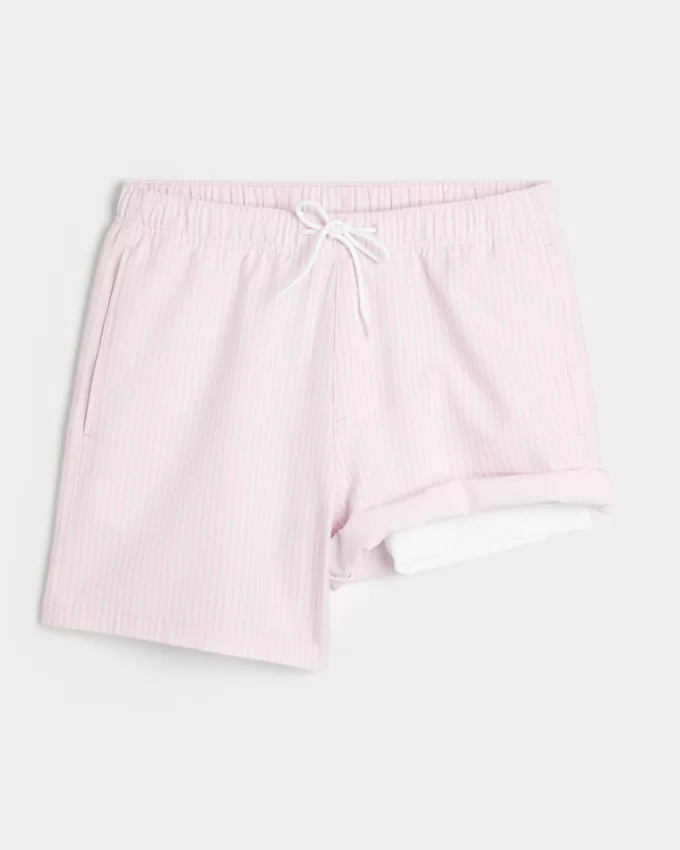 Seersucker Guard Swim Trunks 6″,Seersucker Guard Swim Trunks 6″