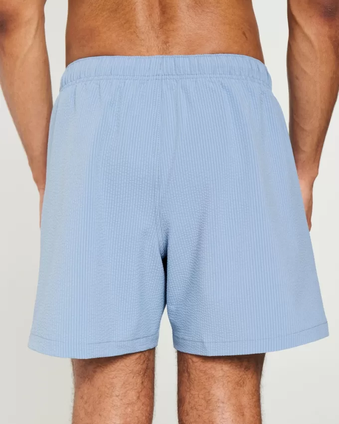 Seersucker Guard Swim Trunks 6″,Seersucker Guard Swim Trunks 6″