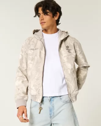 Shelby Graphic Zip-Up Hoodie Jacket,Shelby Graphic Zip-Up Hoodie Jacket