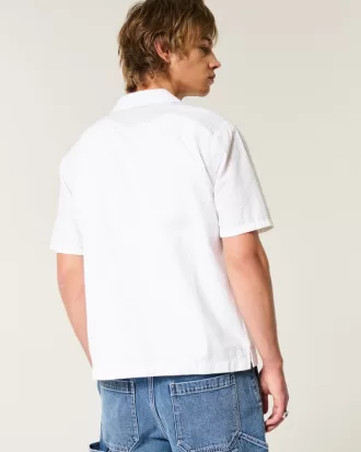 Short-Sleeve Seersucker Shirt,Short-Sleeve Seersucker Shirt