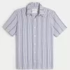 Short-Sleeve Striped Shirt,Short-Sleeve Striped Shirt
