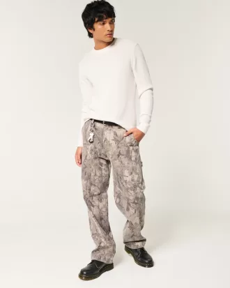 Shrunken Long-Sleeve Waffle Crew T-Shirt,Shrunken Long-Sleeve Waffle Crew T-Shirt