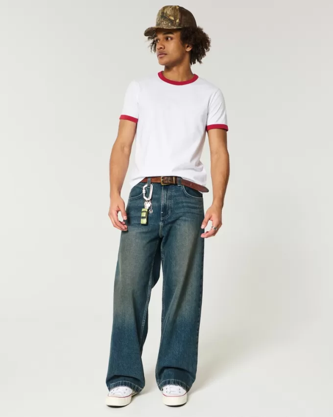 Shrunken Ringer Tee,Shrunken Ringer Tee