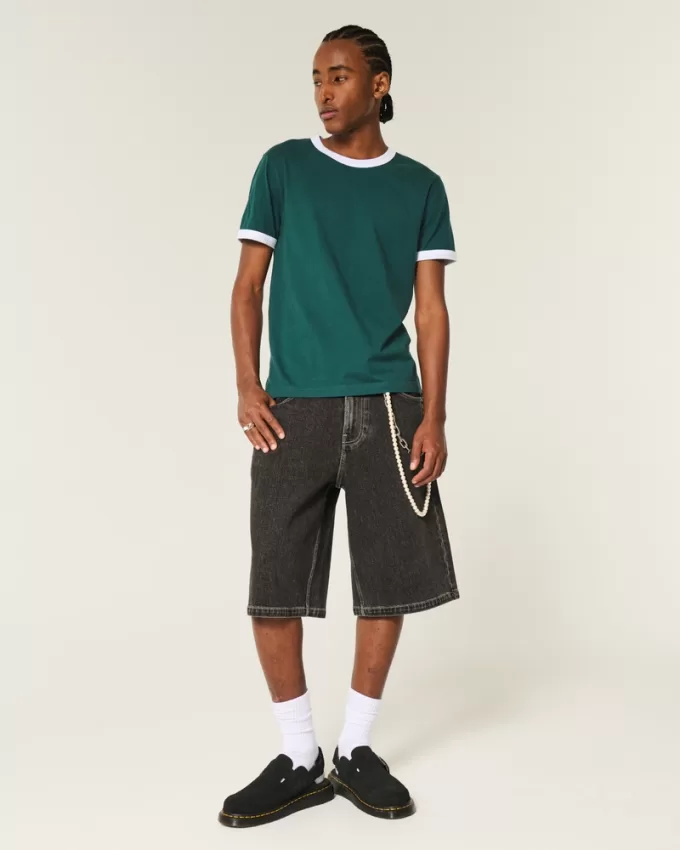 Shrunken Ringer Tee,Shrunken Ringer Tee Shrunken Ringer Tee,Shrunken Ringer Tee