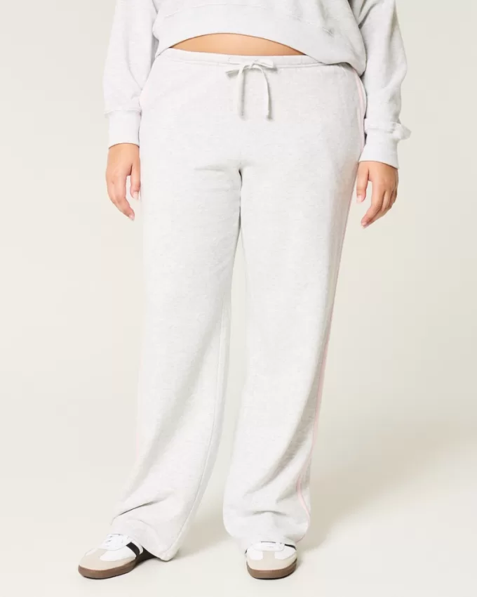 Side-Stripe Straight Sweatpants,Side-Stripe Straight Sweatpants