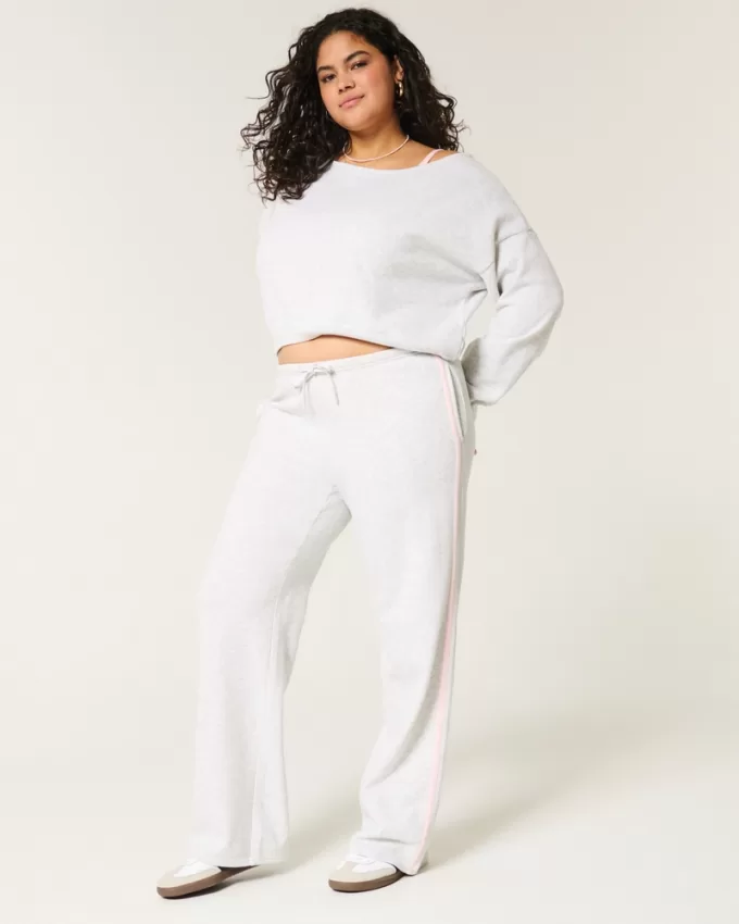 Side-Stripe Straight Sweatpants,Side-Stripe Straight Sweatpants