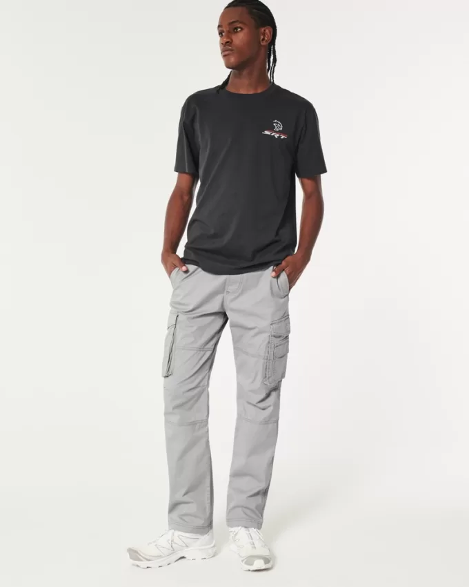 Slim Straight Cargo Pants,Slim Straight Cargo Pants