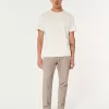 Slim Straight Stretch Linen-Blend Pants,Slim Straight Stretch Linen-Blend Pants
