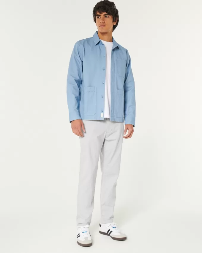 Slim Straight Stretch Linen-Blend Pants,Slim Straight Stretch Linen-Blend Pants