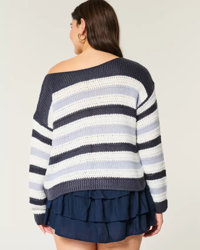 Slouchy Off-the-Shoulder Sweater,Slouchy Off-the-Shoulder Sweater