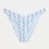 Smocked High-Leg Cheeky Bikini Bottom,Smocked High-Leg Cheeky Bikini Bottom