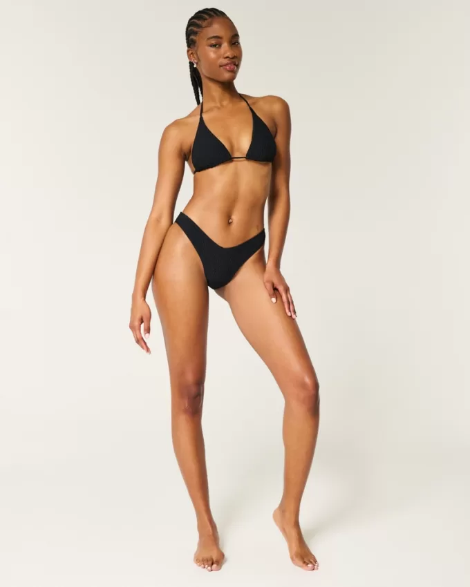 Smocked Multi-Way Triangle Bikini Top,Smocked Multi-Way Triangle Bikini Top