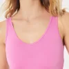 Soft Stretch Seamless Fabric Crop V-Neck Tank,Soft Stretch Seamless Fabric Crop V-Neck Tank