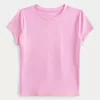 Soft Stretch Seamless Fabric Longline Baby Tee,Soft Stretch Seamless Fabric Longline Baby Tee