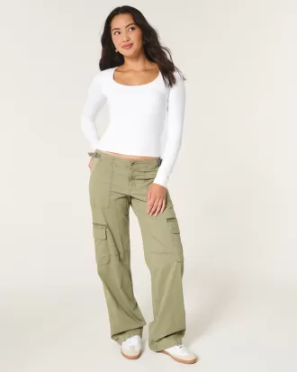 Soft Stretch Seamless Fabric Scoop Top,Soft Stretch Seamless Fabric Scoop Top