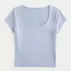 Soft Stretch Seamless Fabric Scoop Top,Soft Stretch Seamless Fabric Scoop Top
