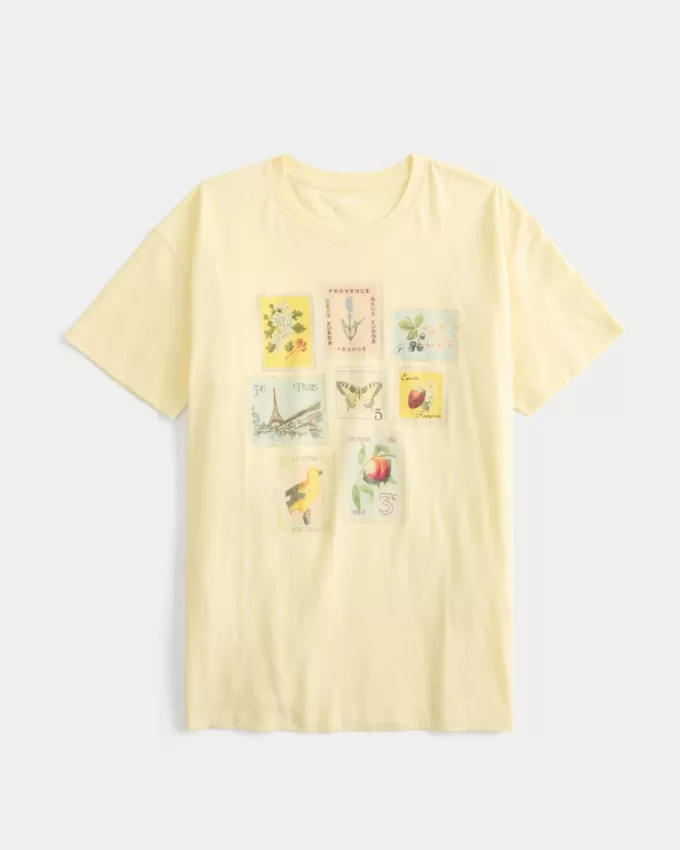 Stamp Graphic Tee,Stamp Graphic Tee