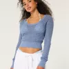 Stitchy Scoop Sweater,Stitchy Scoop Sweater