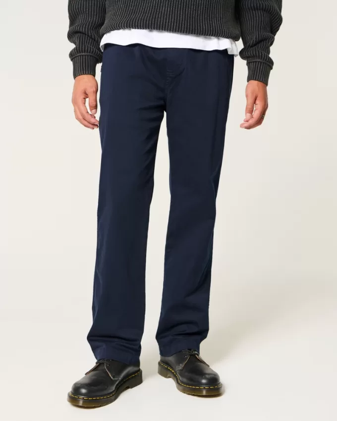 Straight Pull-On Pants,Straight Pull-On Pants