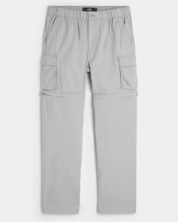 Straight Zip-Off Cargo Pants,Straight Zip-Off Cargo Pants