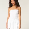 Strapless Bubble Mini Dress,Strapless Bubble Mini Dress
